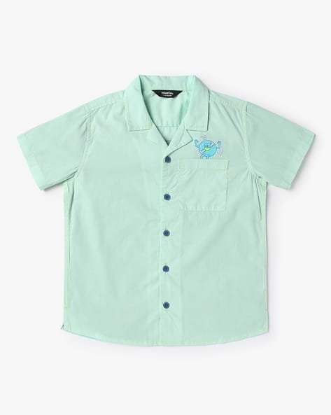 Yousta Kids - Boys Graphic Print Relaxed Fit Shirt