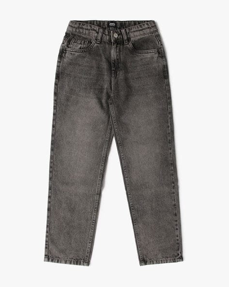 Yousta Kids - Boys Heavily Washed Straight Jeans