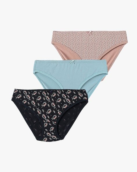 Yousta - Pack of 3 Printed Assorted Panties