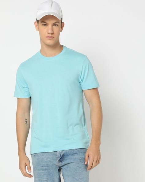 Yousta - Men Regular Fit Crew-Neck T-Shirt