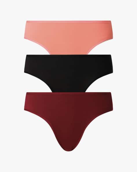 Yousta - Women Pack of 3 Mid-Rise Hipster Panties