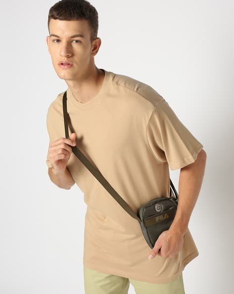 Yousta - Men Relaxed Fit Crew-Neck T-Shirt