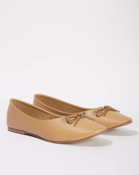 Yousta - Women Slip-On Ballerinas with Knot Accent