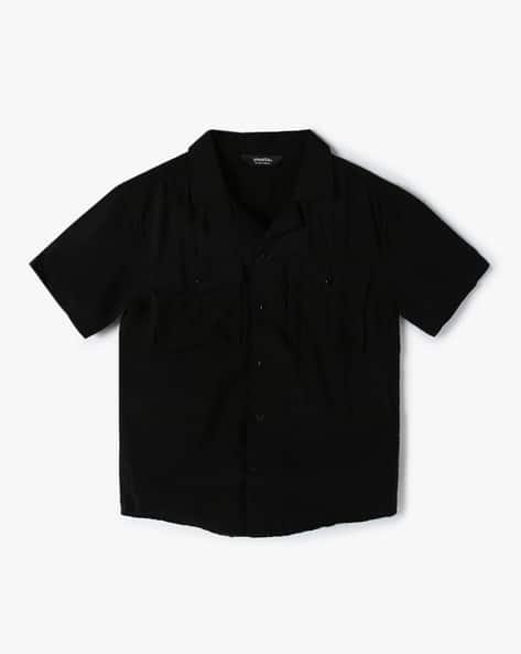 Yousta Kids - Boys Regular Fit Cotton Shirt Cuban Collar