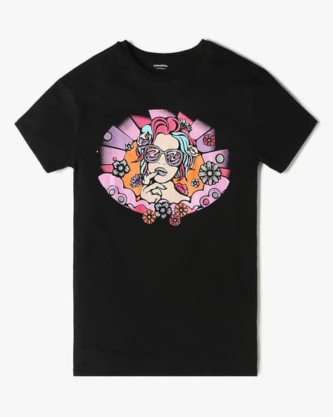 Yousta Kids - Girls Graphic Print Shift Dress