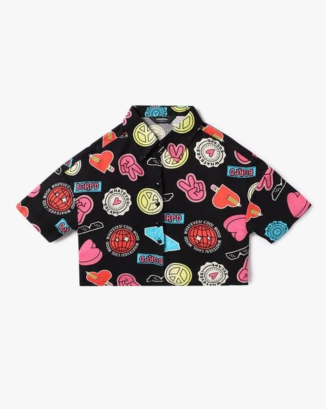 Yousta Kids - Girls Printed Shirt
