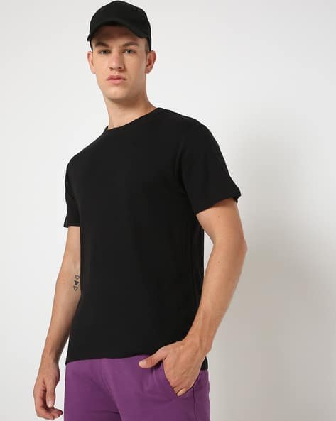 Yousta - Men Regular Fit Crew-Neck T-Shirt