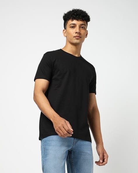Yousta - Men Regular Fit Crew-Neck T-Shirt