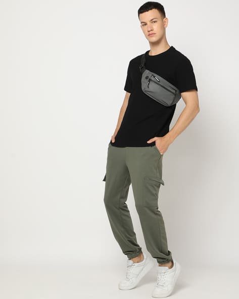 Yousta - Men Regular Fit Crew-Neck T-Shirt