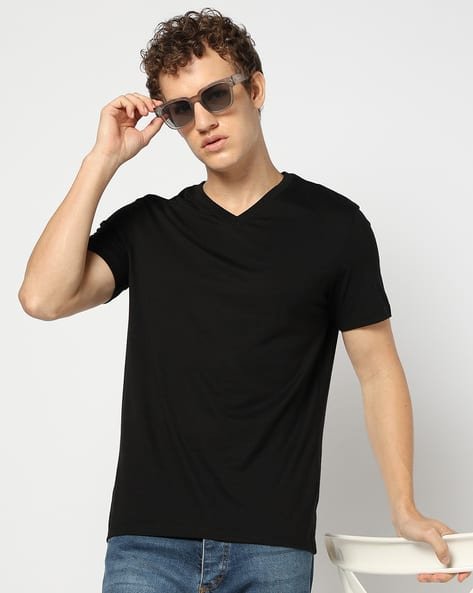 Yousta - Men Regular Fit Crew-Neck T-Shirt