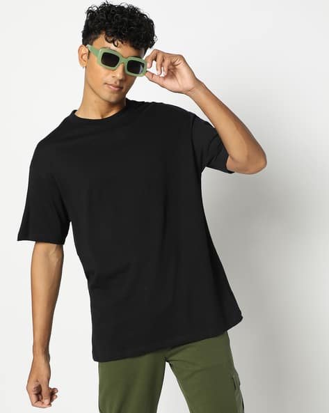 Yousta - Men Relaxed Fit Crew-Neck T-Shirt