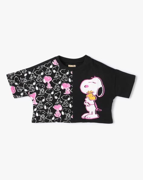 Yousta Kids - Snoopy Print Crew-Neck T-Shirt