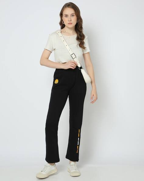 Yousta - Women Regular Fit Flared Track Pants