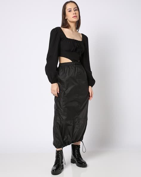 Yousta - Women Regular Fit Pencil Skirt