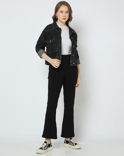 Yousta - Women Straight Track Pants with Insert Pockets