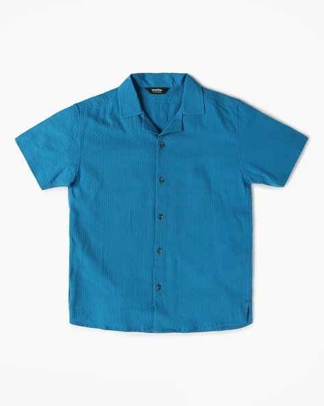 Yousta Kids - Boys Boxy Fit Cutaway-Collar Shirt