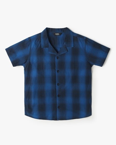 Yousta Kids - Boys Checked Boxy Fit Shirt