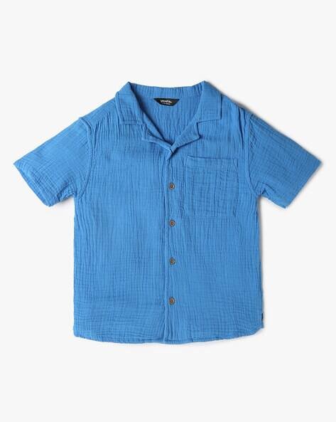 Yousta Kids - Boys Crushed Relaxed Fit Shirt