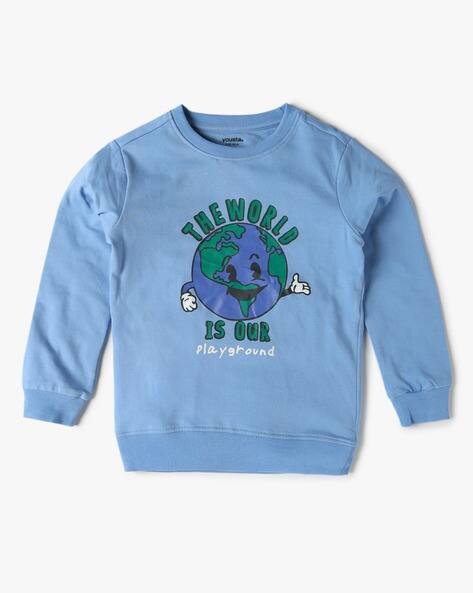 Yousta Kids - Boys Graphic Print Relaxed Fit Sweatshirt
