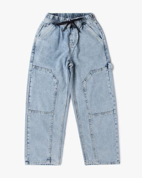 Yousta Kids - Boys Heavily Washed Relaxed Fit Jeans