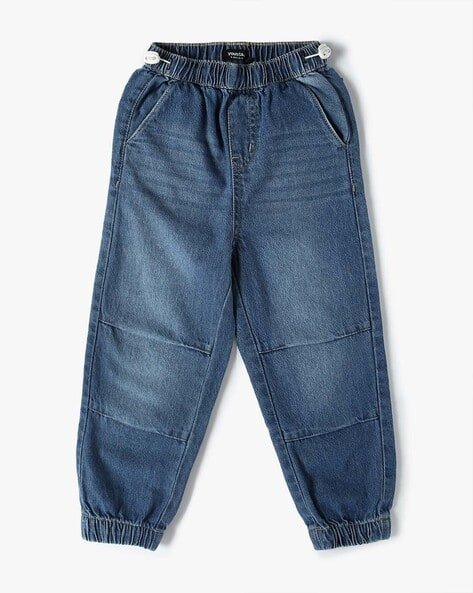 Yousta Kids - Boys Lightly Washed Cotton Jogger Jeans