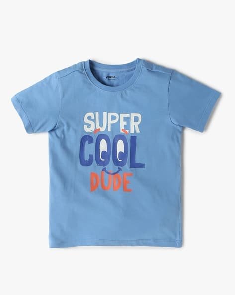Yousta Kids - Boys Printed Regular Fit Round-Neck T-Shirt