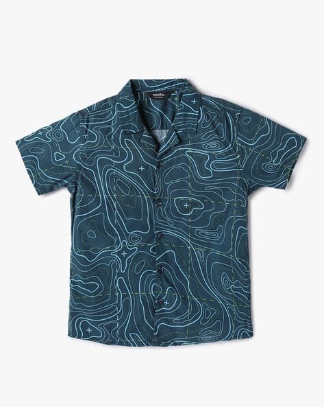 Yousta Kids - Boys Printed Relaxed Fit Shirt