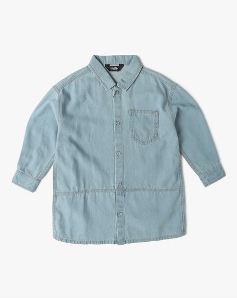 Yousta Kids - Boys Regular Fit Denim Shirt