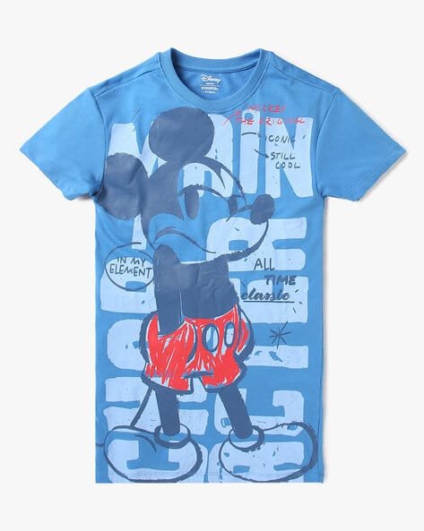 Yousta Kids - Girls Mickey Mouse Print T-Shirt Dress