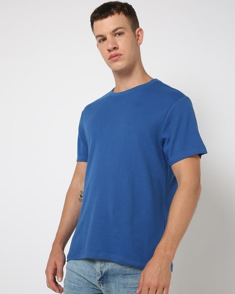 Yousta - Men Regular Fit Crew-Neck T-Shirt