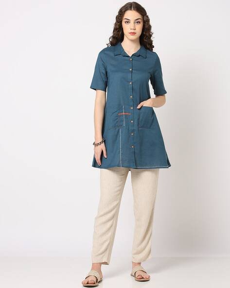 Yousta - Relaxed Fit A-Line Dress