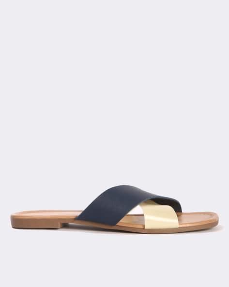 Yousta - Women Dual-Strap Slip-On Sandals