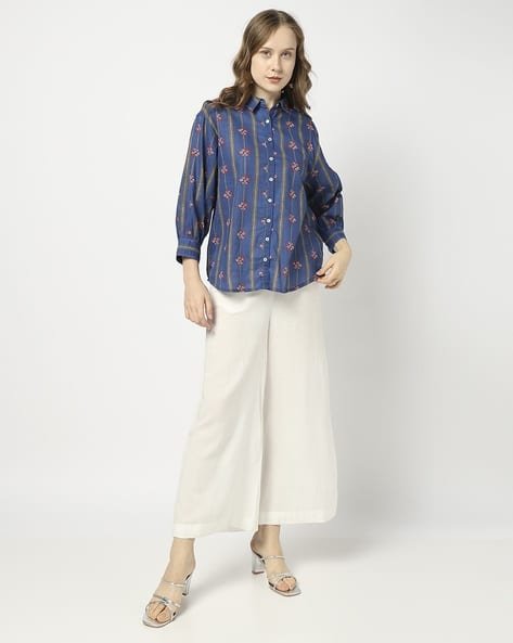 Yousta - Women Floral Print Regular Fit Top