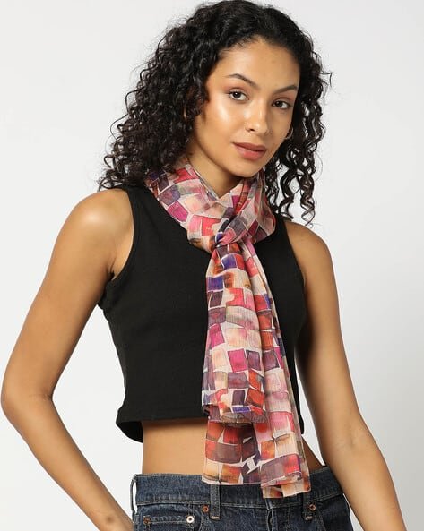 Yousta - Women Checked Scarves