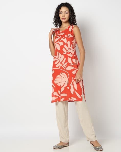 Yousta - Women Printed Straight Kurta