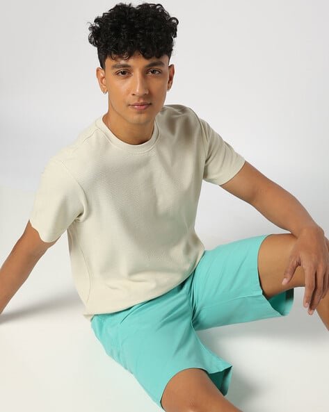 Yousta - Men Regular Fit Crew-Neck T-Shirt