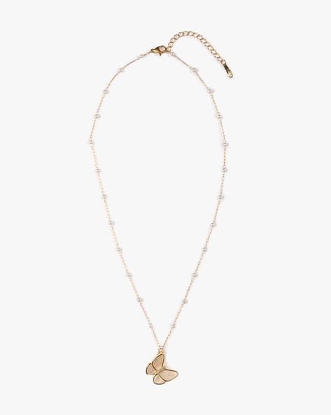 Yousta - Women Gold-Plated Beaded Necklace