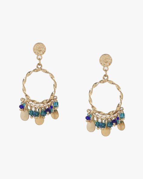 Yousta - Women Gold-Plated Drop Earrings