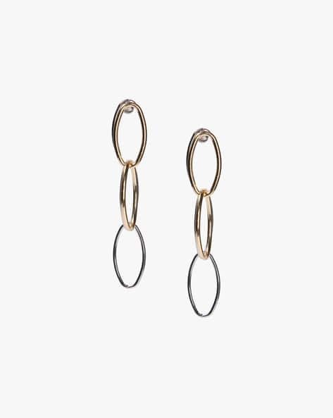 Yousta - Women Gold-Plated Drop Earrings