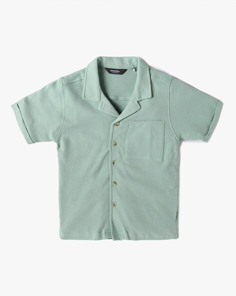 Yousta Kids - Boys Boxy Fit Shirt with Patch Pocket