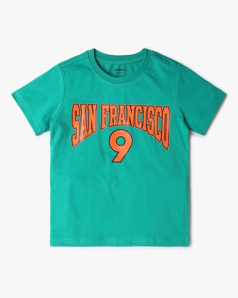 Yousta Kids - Boys Core Typographic Print Relaxed Fit Round-Neck T-Shirt