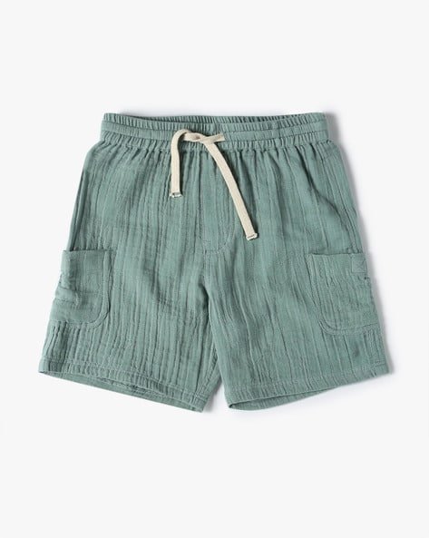 Yousta Kids - Boys Patterned Relaxed Fit Cotton Shorts