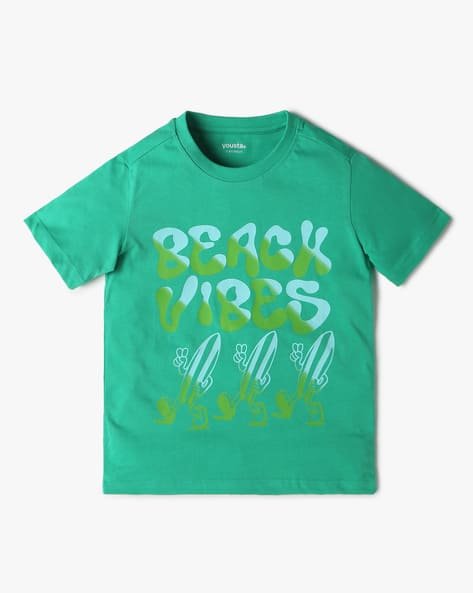 Yousta Kids - Boys Printed Regular Fit Crew-Neck T-Shirt