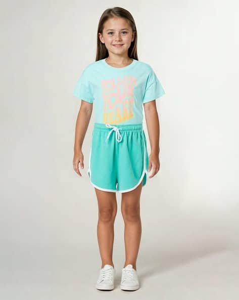 Yousta Kids - Girls Shorts with Contrast Piping