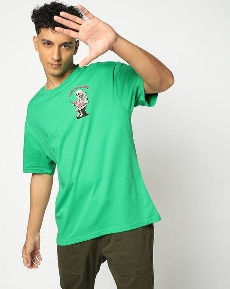 Yousta - Men Graphic Print Relaxed Fit Crew-Neck T-Shirt