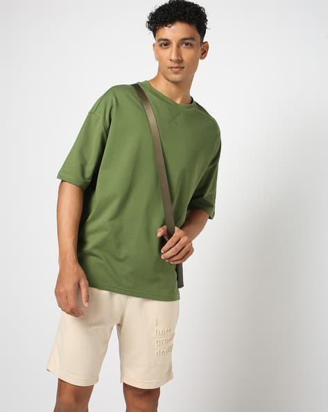 Yousta - Men Oversized Fit Crew-Neck T-Shirt