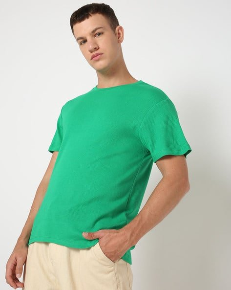 Yousta - Men Regular Fit Crew-Neck T-Shirt