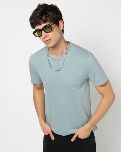 Yousta - Men Regular Fit Crew-Neck T-Shirt