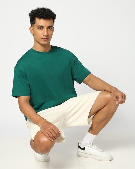 Yousta - Men Relaxed Fit Crew-Neck T-Shirt