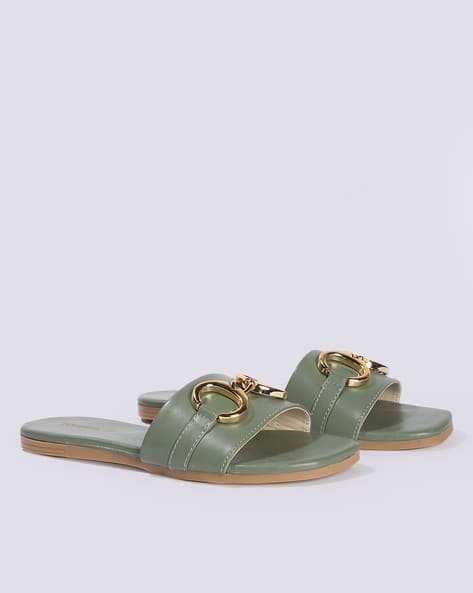 Yousta - Women Sandals with Metal Accent